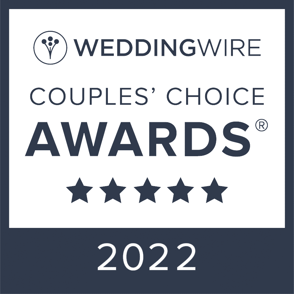 WeddingWire Couples' Choice Award, 5-star, 2022