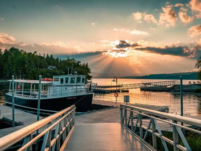 Waterfront_Sunset View A sunset view at the waterfront