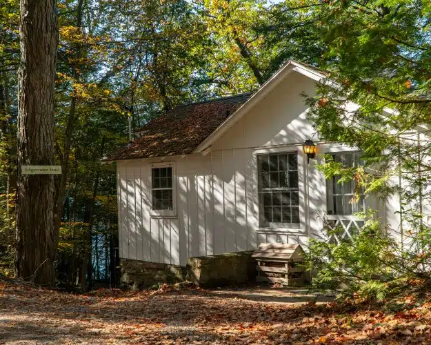 Cottage in the Fall at Basin Harbor