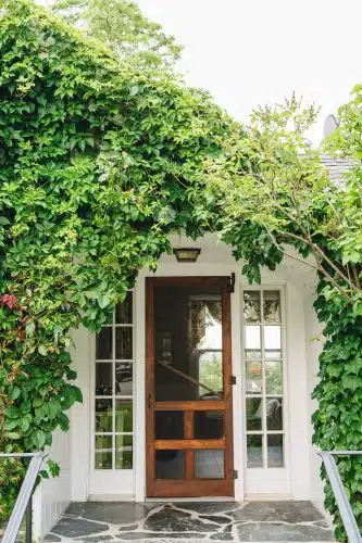 Homestead door at Basin Harbor