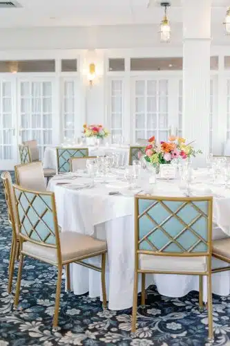 A table in Ardelia's set up for an event