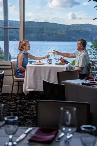 A couple dining in Ardelia's