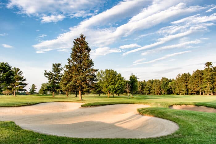 BH_Golf- Hole #2 Bunker Basin Harbor golf hole #2 bunker